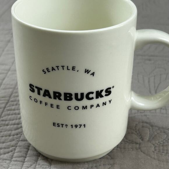 Starbucks Coffee Company Mug Seattle WA Est. 1971 14 oz. 1998 Great Condition - Picture 2 of 7